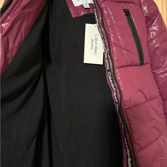 Calvin Klein Purple Puffer Jacket kids - Picture 5 of 5